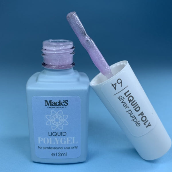 Liquid Polygel  - Silver Purple - nr 64 - 12ml