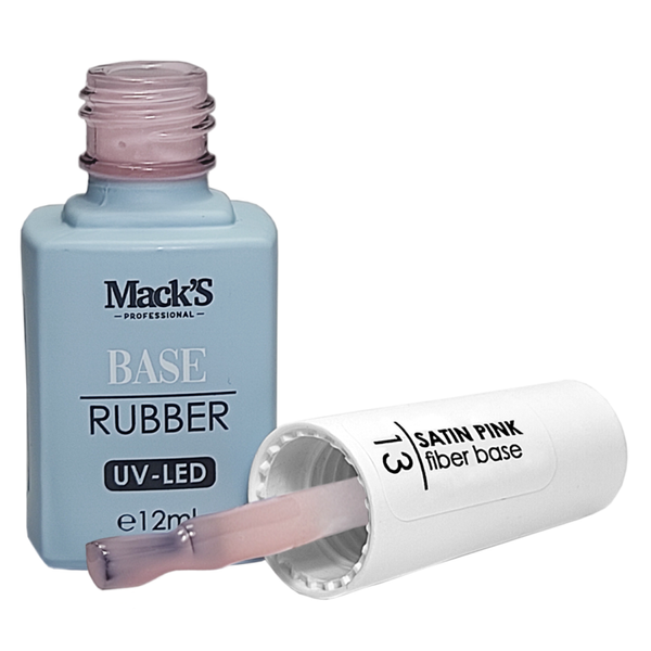 Rubber Fiber Base 12ml - Satin Pink - Nr 13